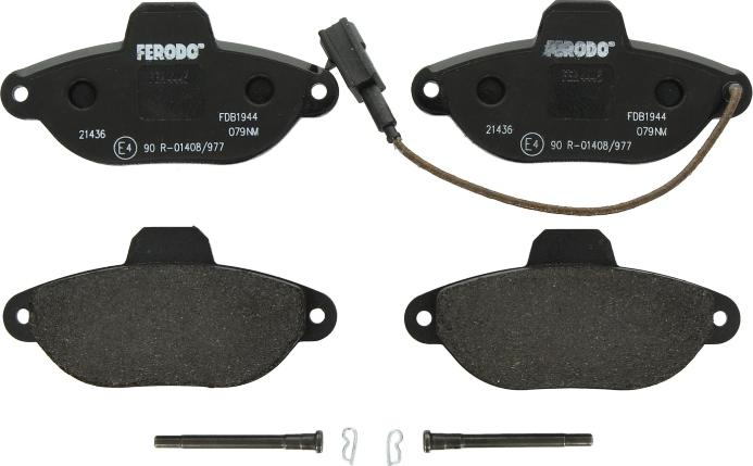 Ferodo FDB1944 - Гальмівні колодки, дискові гальма autozip.com.ua