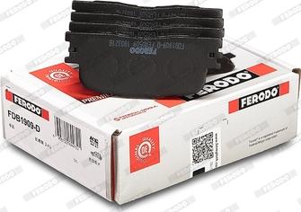 Ferodo FDB1909-D - Гальмівні колодки, дискові гальма autozip.com.ua