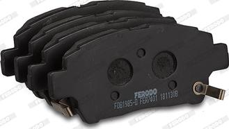 Ferodo FDB1985-D - Гальмівні колодки, дискові гальма autozip.com.ua