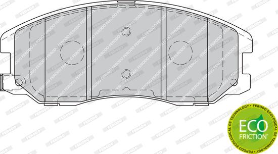 Ferodo FDB1934 - Гальмівні колодки, дискові гальма autozip.com.ua