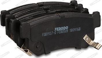 Ferodo FDB1937-D - Гальмівні колодки, дискові гальма autozip.com.ua