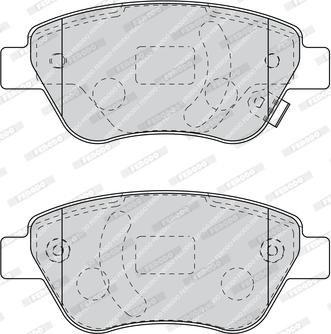 Ferodo FDB1920W - Гальмівні колодки, дискові гальма autozip.com.ua