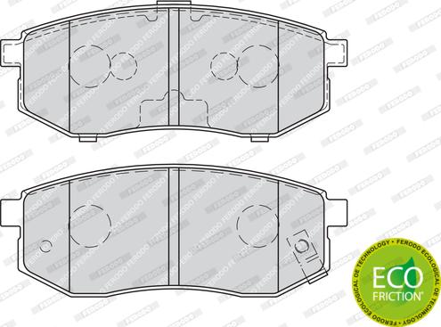 Ferodo FDB1970 - Гальмівні колодки, дискові гальма autozip.com.ua