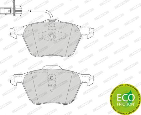 Ferodo FDB1497 - Гальмівні колодки, дискові гальма autozip.com.ua