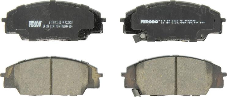 Ferodo FDB1444 - Гальмівні колодки, дискові гальма autozip.com.ua