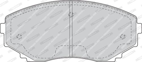 Ferodo FDB1445 - Гальмівні колодки, дискові гальма autozip.com.ua