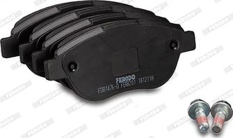 Ferodo FDB1476-D - Гальмівні колодки, дискові гальма autozip.com.ua