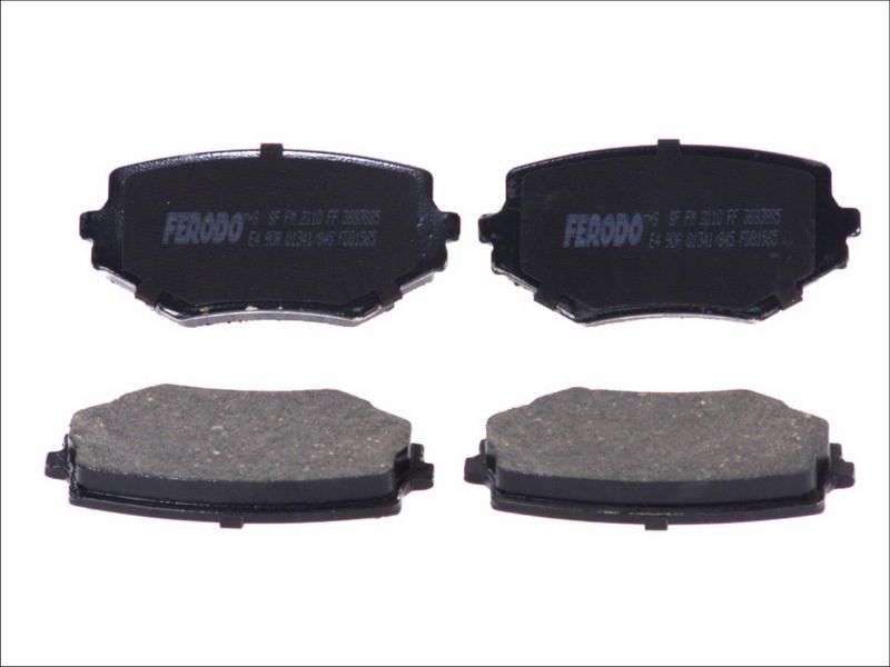 Ferodo FDB1565 - Гальмівні колодки, дискові гальма autozip.com.ua