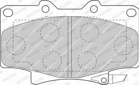 Ferodo FDB1502-D - Гальмівні колодки, дискові гальма autozip.com.ua