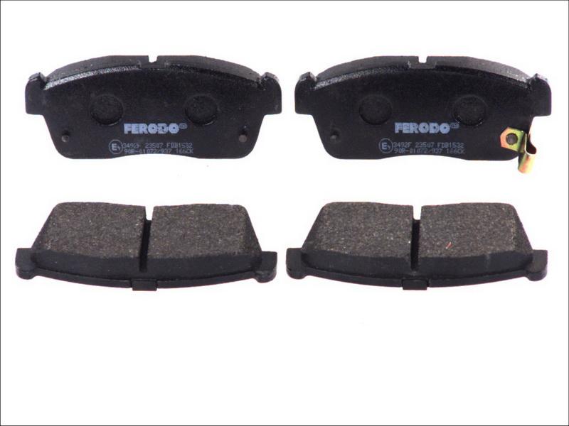 Ferodo FDB1532 - Гальмівні колодки, дискові гальма autozip.com.ua