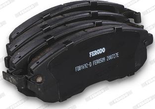 Ferodo FDB1692-D - Гальмівні колодки, дискові гальма autozip.com.ua