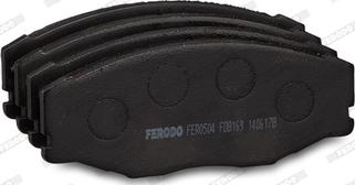 Ferodo FDB169-D - Гальмівні колодки, дискові гальма autozip.com.ua