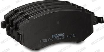 Ferodo FDB1639-D - Гальмівні колодки, дискові гальма autozip.com.ua