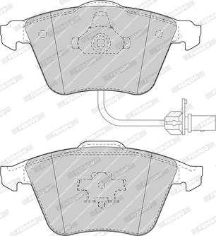 Ferodo FDB1629-OES - Гальмівні колодки, дискові гальма autozip.com.ua