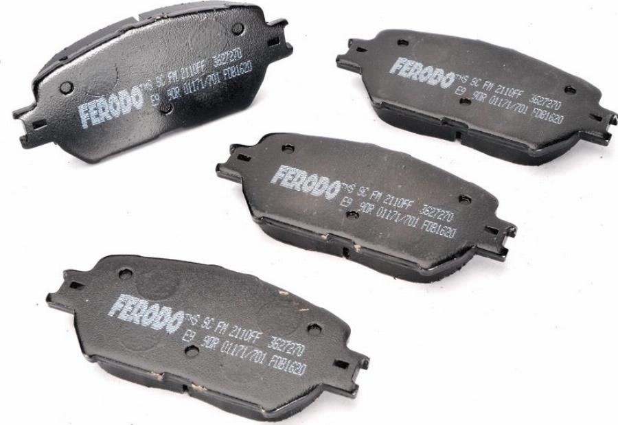 Ferodo FDB1620 - Гальмівні колодки, дискові гальма autozip.com.ua