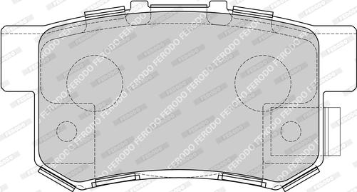 Ferodo FDB1679-D - Гальмівні колодки, дискові гальма autozip.com.ua