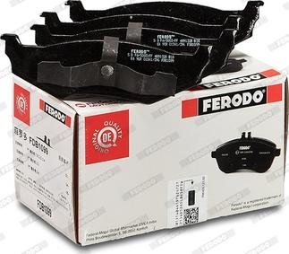 Ferodo FDB1099 - Гальмівні колодки, дискові гальма autozip.com.ua