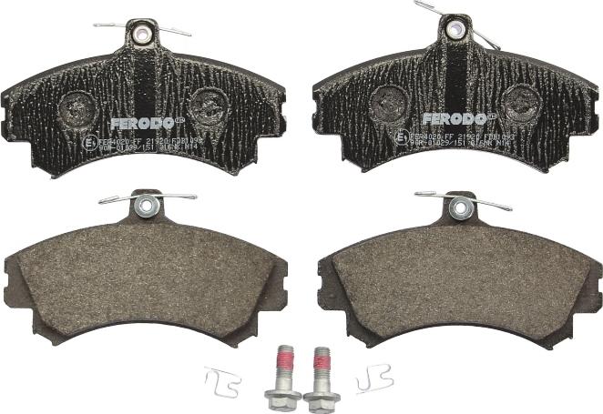 Ferodo FDB1093 - Гальмівні колодки, дискові гальма autozip.com.ua