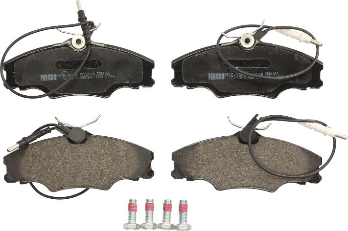 Ferodo FDB1062 - Гальмівні колодки, дискові гальма autozip.com.ua