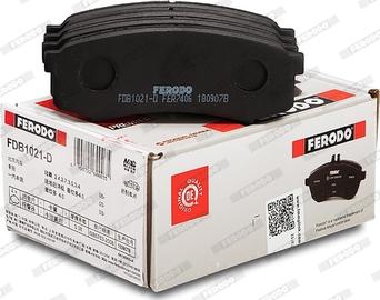 Ferodo FDB1021-D - Гальмівні колодки, дискові гальма autozip.com.ua