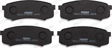 Ferodo FDB1021-D - Гальмівні колодки, дискові гальма autozip.com.ua