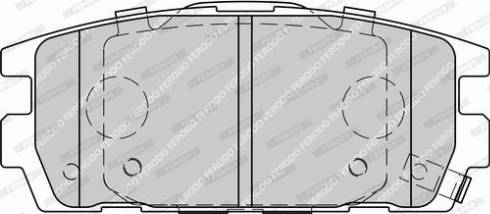 Ferodo FDB1841-D - Гальмівні колодки, дискові гальма autozip.com.ua