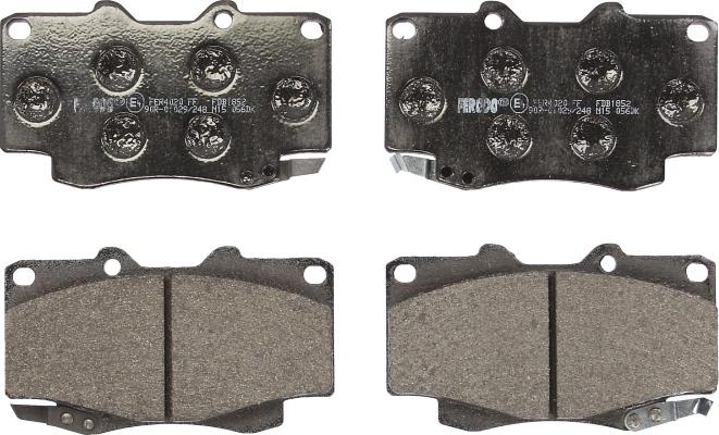Ferodo FDB1852 - Гальмівні колодки, дискові гальма autozip.com.ua