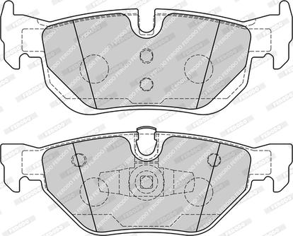 Ferodo FDB1807-D - Гальмівні колодки, дискові гальма autozip.com.ua