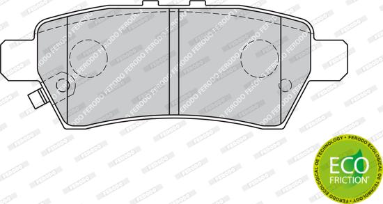 Ferodo FDB1882 - Гальмівні колодки, дискові гальма autozip.com.ua