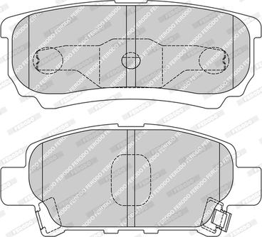 Ferodo FDB1839-D - Гальмівні колодки, дискові гальма autozip.com.ua