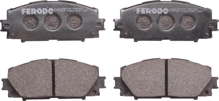 Ferodo FDB1829 - Гальмівні колодки, дискові гальма autozip.com.ua