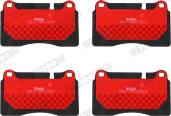Ferodo FDB1877-S - Гальмівні колодки, дискові гальма autozip.com.ua