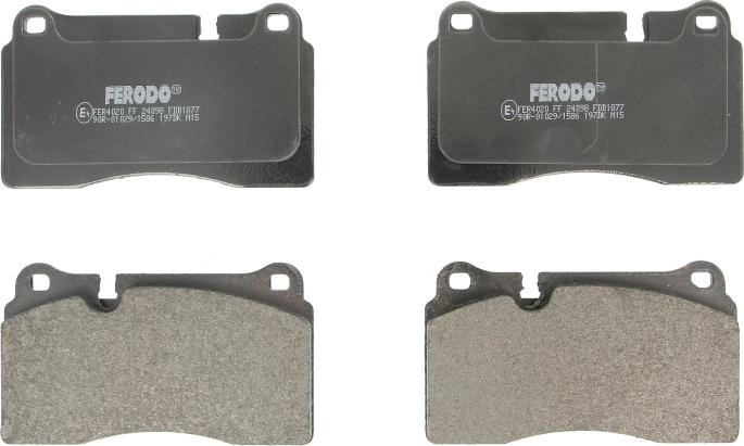 Ferodo FDB1877 - Гальмівні колодки, дискові гальма autozip.com.ua