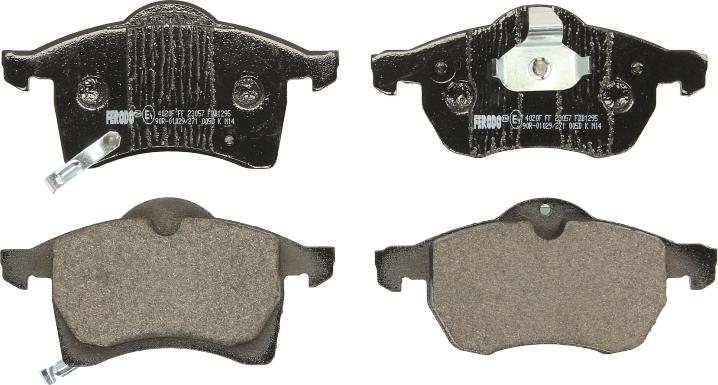 Ferodo FDB1295 - Гальмівні колодки, дискові гальма autozip.com.ua