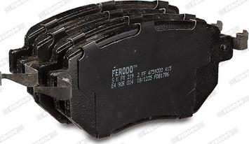 Ferodo FDB1786 - Гальмівні колодки, дискові гальма autozip.com.ua