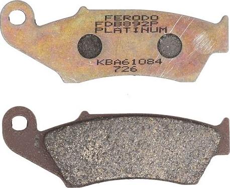 Ferodo FDB892P - Гальмівні колодки, дискові гальма autozip.com.ua