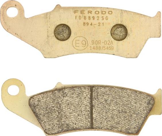 Ferodo FDB892SG - Гальмівні колодки, дискові гальма autozip.com.ua