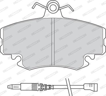 Ferodo FDB845B - Гальмівні колодки, дискові гальма autozip.com.ua