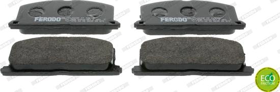 Ferodo FDB308 - Гальмівні колодки, дискові гальма autozip.com.ua