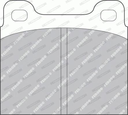 Ferodo FDB2H - Гальмівні колодки, дискові гальма autozip.com.ua