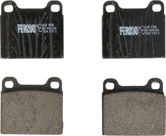 Ferodo FDB2M - Гальмівні колодки, дискові гальма autozip.com.ua