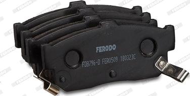 Ferodo FDB796-D - Гальмівні колодки, дискові гальма autozip.com.ua