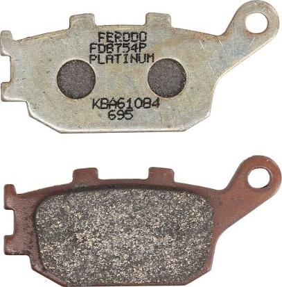 Ferodo FDB754P - Гальмівні колодки, дискові гальма autozip.com.ua