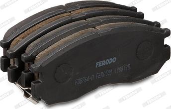 Ferodo FDB764-D - Гальмівні колодки, дискові гальма autozip.com.ua