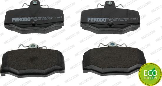 Ferodo FDB707 - Гальмівні колодки, дискові гальма autozip.com.ua