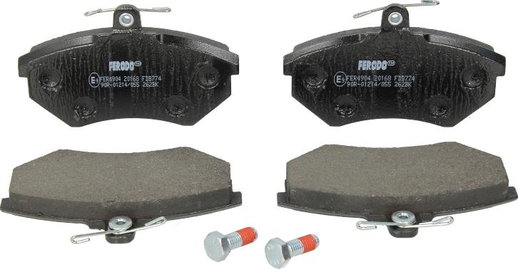 Ferodo FDB774 - Гальмівні колодки, дискові гальма autozip.com.ua