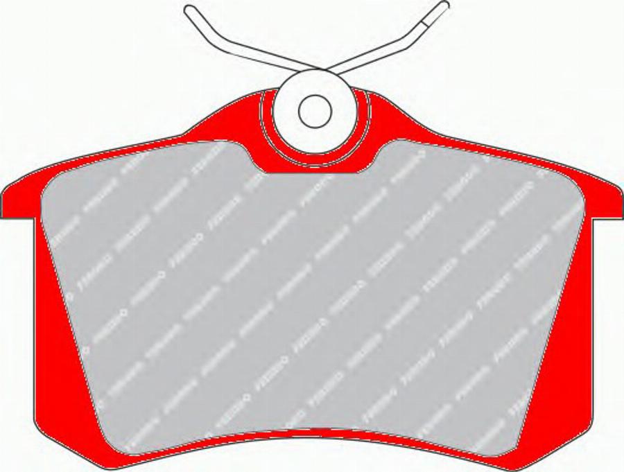 Ferodo FDS541 - Гальмівні колодки, дискові гальма autozip.com.ua