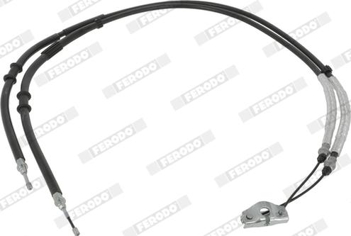 Ferodo FHB434509 - Трос, гальмівна система autozip.com.ua