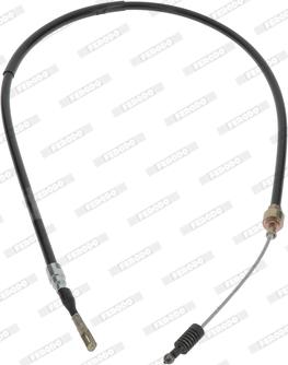 Ferodo FHB432049 - Трос, гальмівна система autozip.com.ua