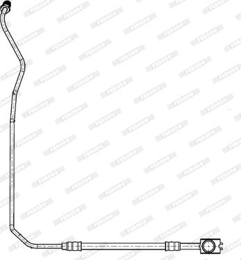 Ferodo FHY3066 - Гальмівний шланг autozip.com.ua